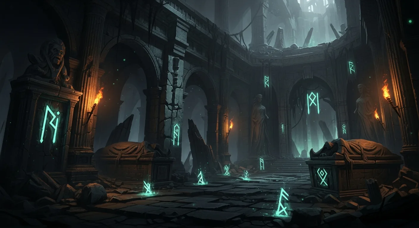 Dark fantasy tomb
